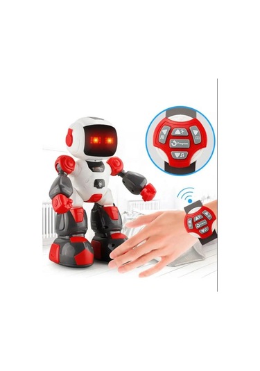 Uzaktan Kumandalı Işıklı Sesli Ses Kaydı Yapan Yürüyen Robot