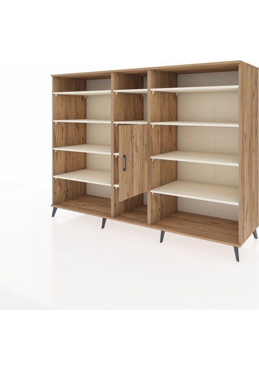 Kronos Dolap 12 Raflı Tek Kapaklı 220x59x163 Çam-çam/aytaşı Çam-çam/aytaşı