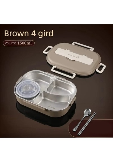 Yalıtımlı Taşınabilir Öğle Kutusu - Mikrodalga Isıtma, Krem Beyaz, Ulzyvf Krem - Beyaz