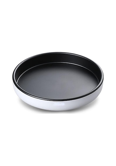 Siyah Çok Fonksiyonlu 360 Dönen Baharat Depolama Raf Raf Kaymaz Su Geçirmez Mutfak Düzenleyici Aksesuarları 25cm Siyah