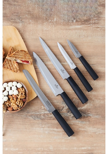 Karaca  Grammy 6 Parça Bıçak Seti Siyah