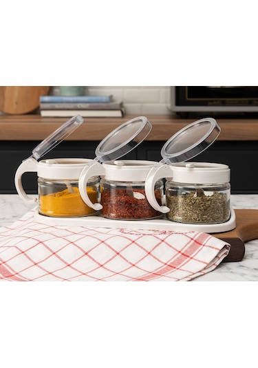 Madame Coco Lavem 3lü Baharatlık 1kbhrt004428x10x9,5 Cm-soft Ekru