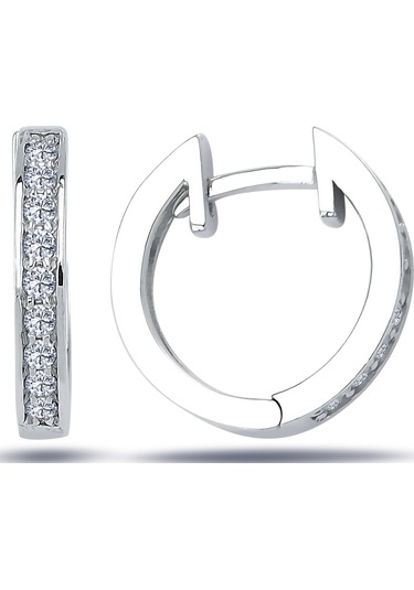 Lova Pırlantalı Halka Küpe -  3040089