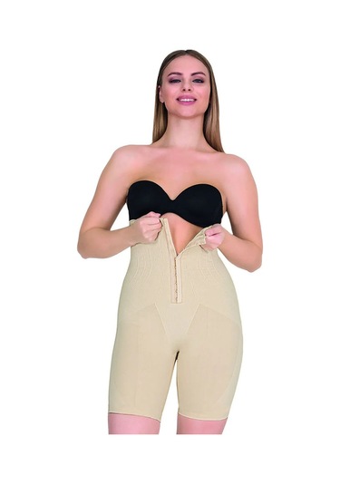 Pastimore Agraflı Paçalı Korse Ten