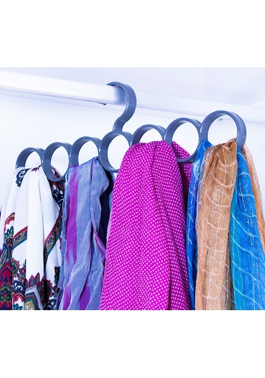 Decobella 7 Gözlü Çok Amaçlı Aksesuar Askısı Omak Çok Renkli