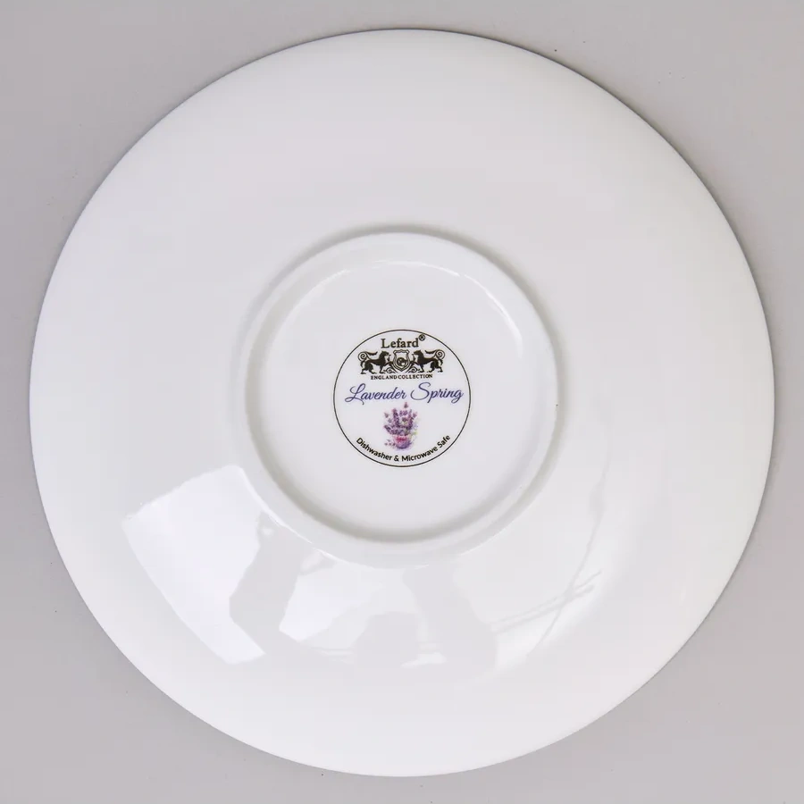 Lefard 450 Ml Hediye Fincan Takımı "lavanta Baharı" Porselen 307757904 Beyaz