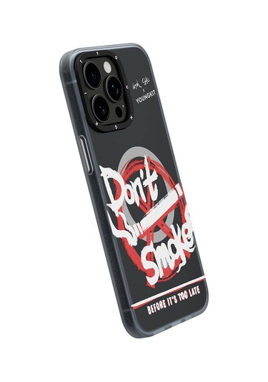 İphone 15 Pro Uyumlu Kılıf Magsafe Özellikli Shu Tasarımlı Youngkit City Serisi Kapak Siyah-kırmızı