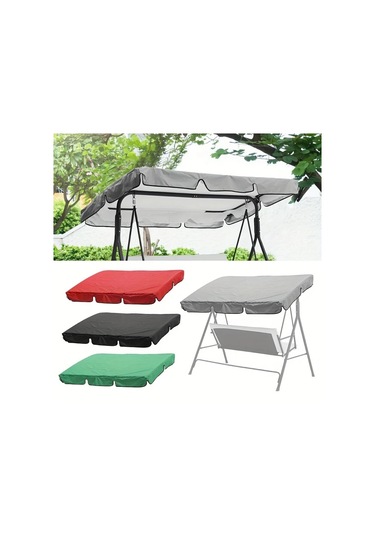 Willowhaven 76.77x49.21 Inç Gri Dış Mekan Salınak Kapağı Dayanıklı Ayarlanabilir Kayışlı Bahçe Gölgelik