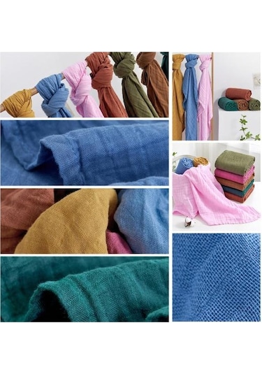 Kahverengi Wrap Bebek Banyo Havlusu İyi Emicilik Ter Havlusu Yumuşak Yenidoğan Yumuşak Gazlı Bez Banyo Havlusu Banyo İçin Kahverengi