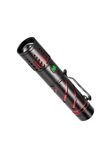 Sones E-smarter Xq-s50 Mini Lazer El Feneri Geri Çekilebilir Yakınlaştırma Kalem Klipsi Led Acil Durum Yenileme El Feneri Pil Dahil Değildir Çok Renkli