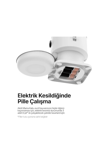 Xenon Smart Akıllı Otomatik Paslanmaz Çelik Hazneli Kedi Mama Kabı X8605