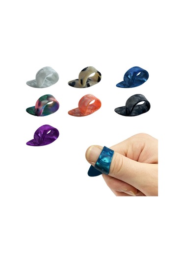 Midex Gp-10x Gitar Baş Parmak Penası Karışık Renk (5 Adet)