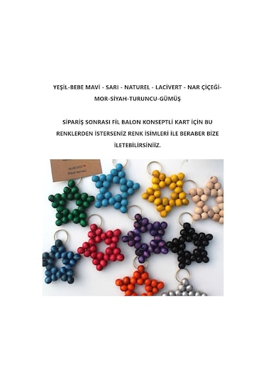 30 Adet Lacivert Bebek Konsept Kartlı Anahtarlık - Bebek Hediye