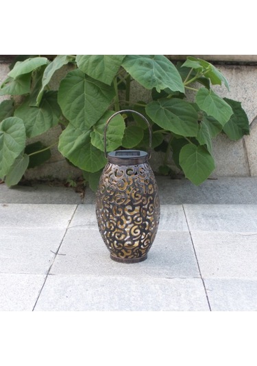 Novahub Ip44 Su Direnci Güneş Enerjisi Led Fener, Veranda Bahçe Avlusu Yolu Asılı Lamba