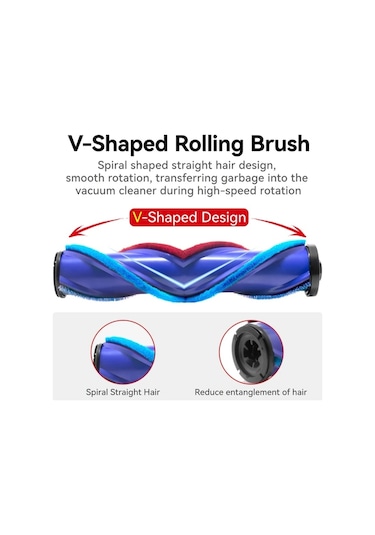 Elmpaly V7 V8 V10 V11 V15 Supurge Firca Basligi Yesil Isikli Ev Temizliği Yedek Parça