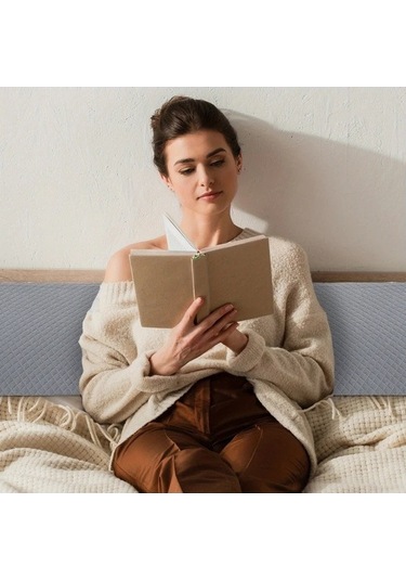 Fastbuy Dashanshop Swtmerry Queen Gri Yatak Takviye Yastığı 5e Kadar Dolgu Yüksek Yoğunluk Gri Depoluklu Yastık Gri