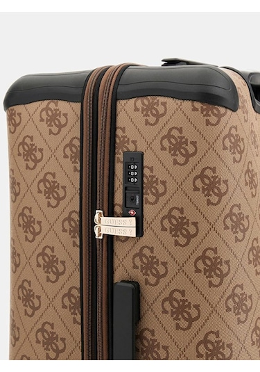 Guess Berta Kadın Büyük Boy Valiz Twob8688988 Kahverengi