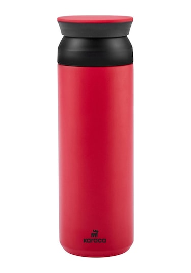 Karaca Rainbow Paslanmaz Çelik Termos 500 ML Kırmızı
