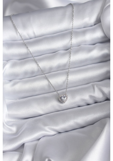 Ezoconcept 316l Çelik Zincir Zirkon Taşlı Charm Kadın Kolye Çok Renkli