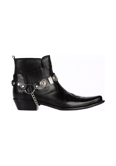Footcourt Siyah Erkek Kovboy Botu (Western)