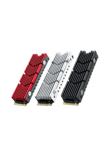 M.2 Ssd 2280 Ps5 Hızlı Soğutma İçin Soğutucu M2 2280 Nvme Katı Hal Sürücüsü Sabit Disk Alüminyum Soğutucu Radyatör Pc Aksesuarları Kırmızı