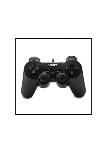 Snopy Sg-401, Usb/pc/ps3, 1.8mt Kablolu, Çift Titreşimli, Gamepad