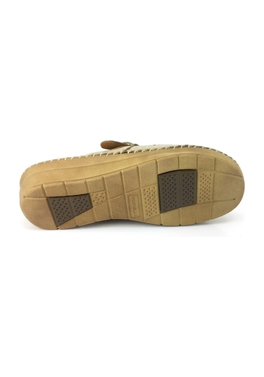 Forelli 80625 Bej Deri Terlik