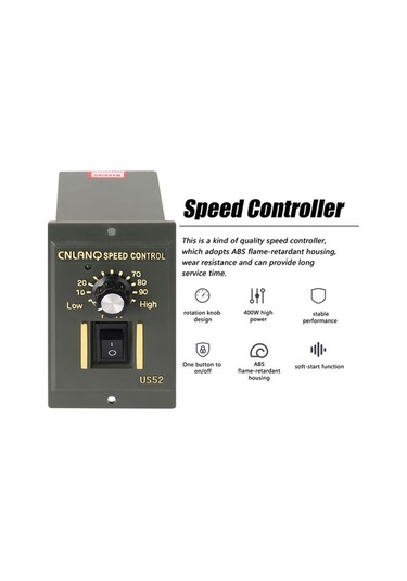 Tongxida -400w Ac220v Abs Hız Kontrol Cihazı, Motor Hızı Gösterge E16999-1 Çok Renkli