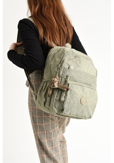 Klinkır Hafif Kadın Sırt Çantası 38 28 Cm Günlük Kullanım İçin İdeal Çok Cepli 001