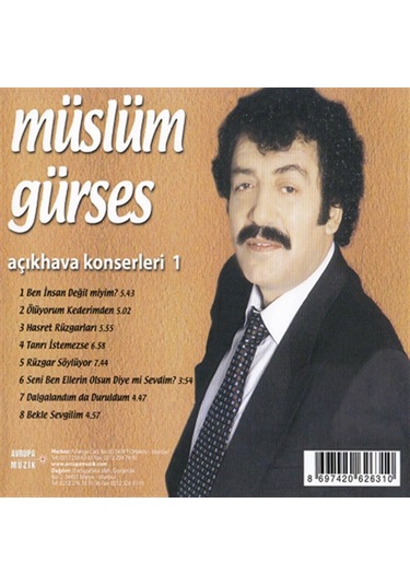 Müslüm Gürses Açık Hava Konserleri 1 - Cd