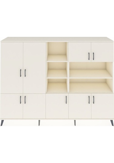 Hyperion Dolap 14 Raflı 9 Kapaklı 220x44x163 Aytaşı-aytaşı Aytaşı-aytaşı