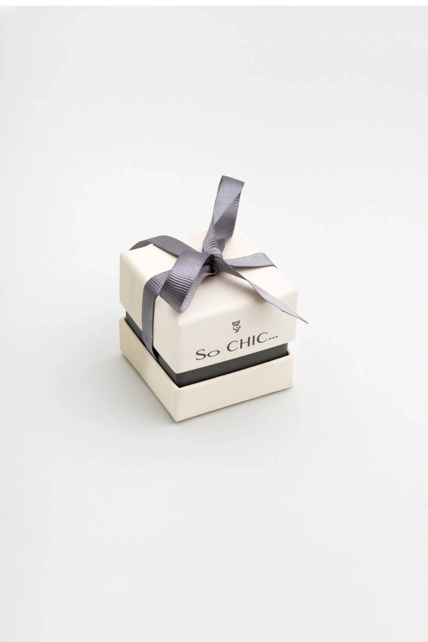 B Harfi 18 Ayar Beyaz Altın Kaplama Gümüş Tek Küpe Beyaz