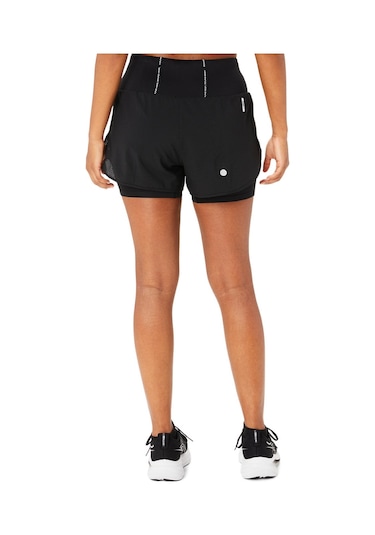 Asics Road 2-n-1 3.5ın Short Kadın Black Şort 2012c975-001 Siyah