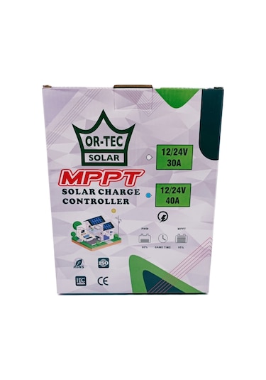 Ortec Mppt 40 A Amper 12 / 24 V Volt Şarj Kontrol Cihazı Regülatörü