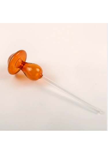 Sones Mantar Şekli Ev Bitkileri Çiçekler Su Besleyici Otomatik Kendiliğinden Sulama Şeffaf Cam Cihazlar Sarı