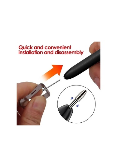 Didadodo Tablet Dokunmatik S Kalem Ucu Değiştirilebilir, Samsung Galaxy Tab S7/s8/s9/s23/note20 Uyumlu Nib&1 Clip Kalem Ucu