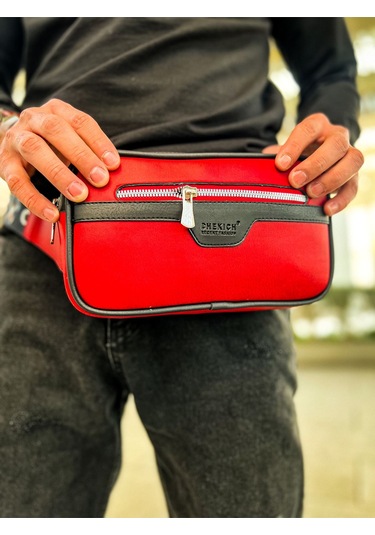 Ch101 Poani Tablet Erkek Çanta Sıyah - Kırmızı Standart Çok Renkli