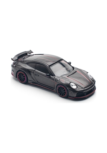 Pop Race 1/64 Porsche 992 Stinger Gtr Carbon Edition - Kırmızı Çizgili / Pr640192
