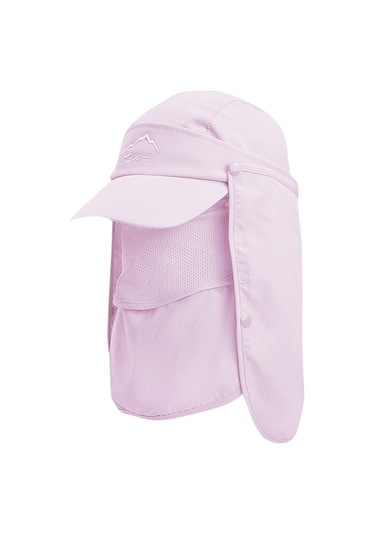 Unisex Çok Amaçlı Güneş Koruyucu Şapka, 360 Derece Geniş Kenarlı Uv Filtreli Güneşlik Şapkası Pembe