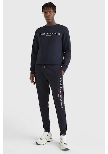 Tommy Hilfiger Basıc Branded Sweatpants Erkek Mavi Eşofman Altı Mw0mw08388dw5 Mavi