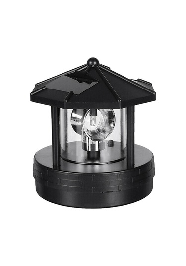 Parça Siyah Güneş Enerjili Işık Kulesi, Su Geçirmez, Led Döndürülebilir Güneş Enerjili