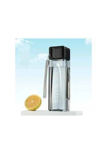 Maoyaya Şeffaf Kare İçme Bardağı Mate 1 Adet Plastik Taşınabilir Su