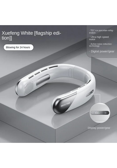 Taşınabilir Boyun Fanı Mini Bıçaksız Sessiz Boyun Askısı Fanı