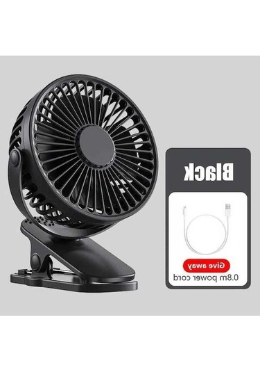 Novahub Taşınabilir Mini Klip Fan, Usb Şarj, Sessiz Masaüstü Fan, Yüksek C144-black 01 01