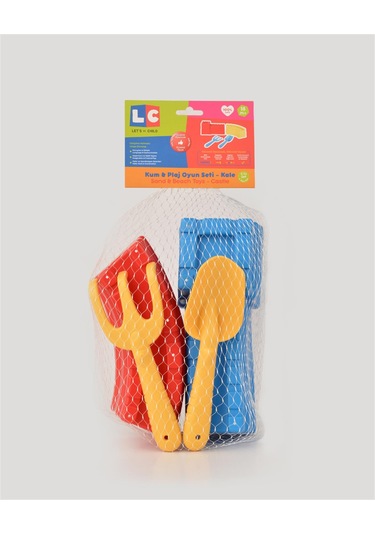 Lc Mavi Kırmızı Kale Ve Kürek Seti