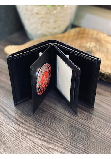 Adalet Bakanlığı Rozetli Gerçek Deri Cüzdan