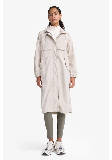 Defacto Regular Fit Kapüşonlu Fermuarlı Uzun Yağmurluk E8554ax25aubg737 Bej Defacto Regular Fit Kapüşonlu Fermuarlı Uzun Yağmurluk E8554ax25aubg737 Bej