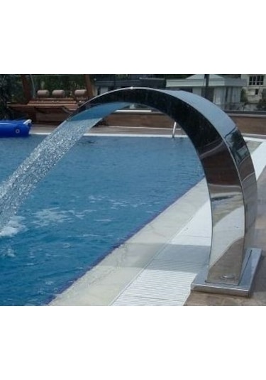 Havuz şelale Kobra 1000-400 mm 304 kalite 1,2 mm Paslanmaz çelik El Yapım