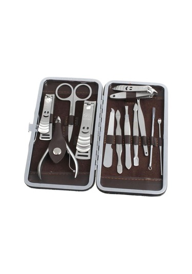 12 Li Manikür Seti Çantalı