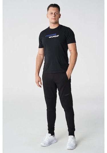 Hummel Lyissa Erkek Siyah Eşofman Altı 931902-2001 Siyah